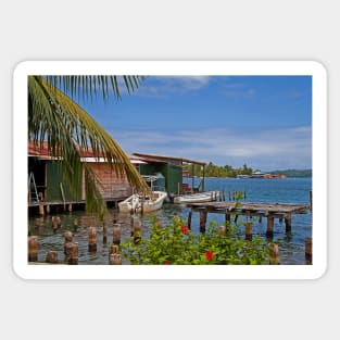 Panama. Bocas del Toro. Colon Island. Sticker